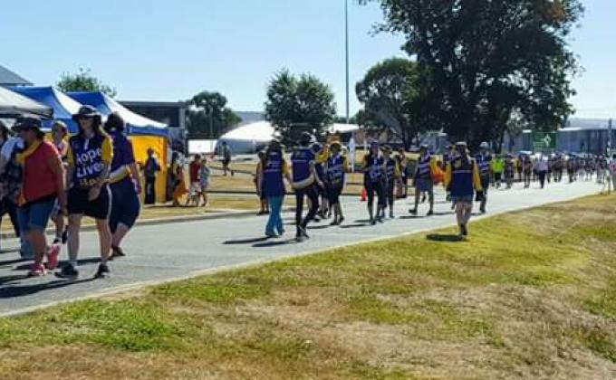Scouts Walk for Hope