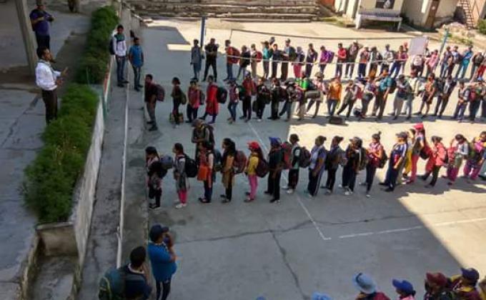 Gives service when the scouts are coming for trekking camp 