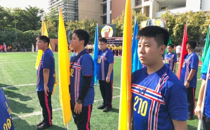 รณรงค์การรักษาสุขภาพ งานกีฬาสีโรงเรียนสาธิตมหาวิทยาลัยราชภัฏสวนสุนันทา