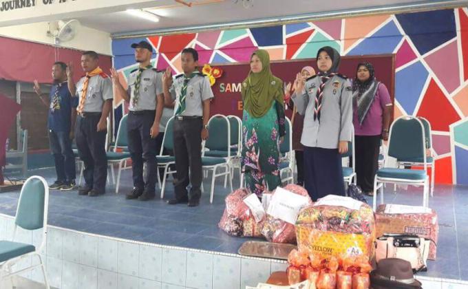 Perkhemahan ujian kemahiran lencana pkk SK Gua 2017