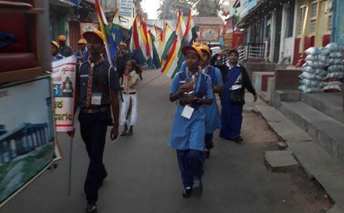 Service at vindhyagiri Bahubali Swami mahamastakabhisheka 2018
