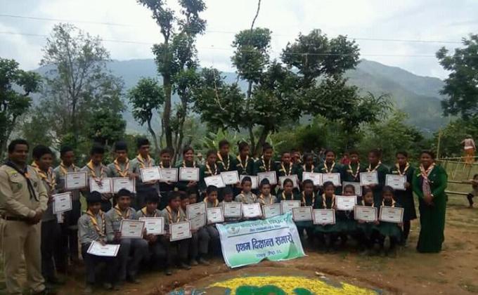 First Convocation Program of Kalika ScoutTroop