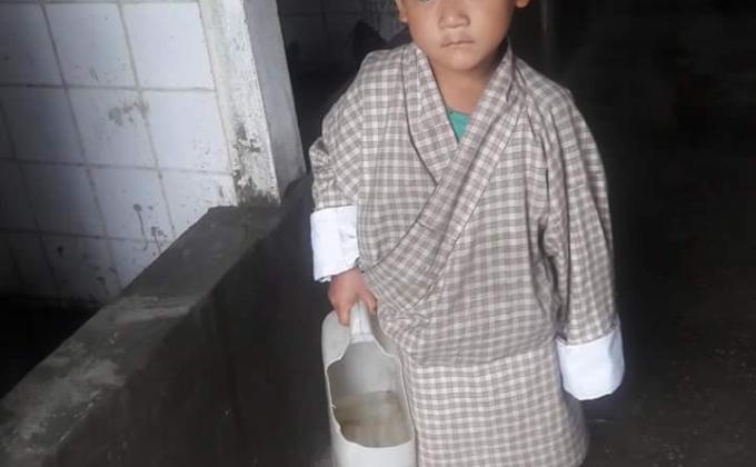 construction of water stroage tank in the toilets
