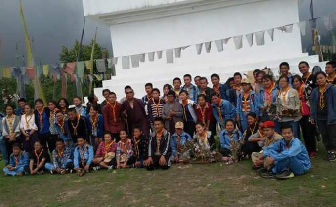 Voluntered during Moelam chenmo 