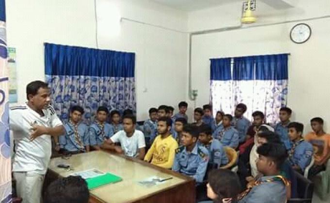 আগ্রনী মুক্ত স্কাউট গ্রুপের মত বিনিময় সভা