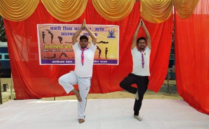 Yoga day celebration 21/6/2018