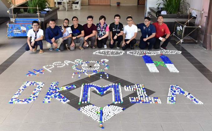 Walkside by Rovs Project - Collected Bottle Caps at Politeknik Sultan Salahuddin Abdul Aziz Shah