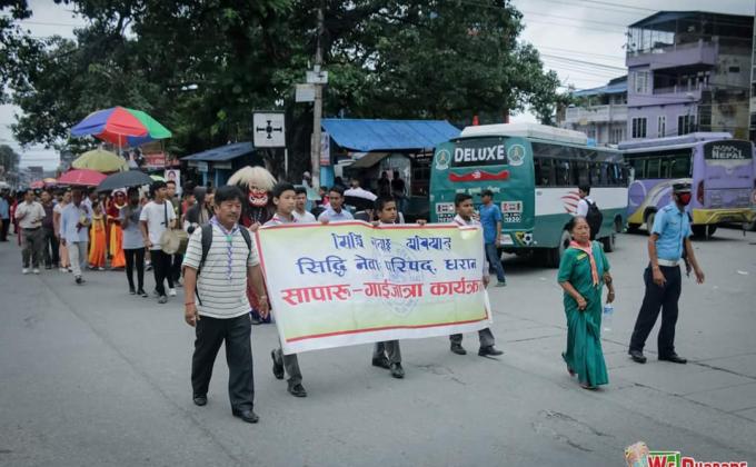 Gaijatra volunteering