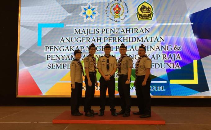 Majlis Penzairan Anugerah Perkhidmatan Pengakap Negeri Pulau Pinang& Penyampaian Sijil Pengakap Raja Sempena Hari Pengakap Seduniua Tahun2018