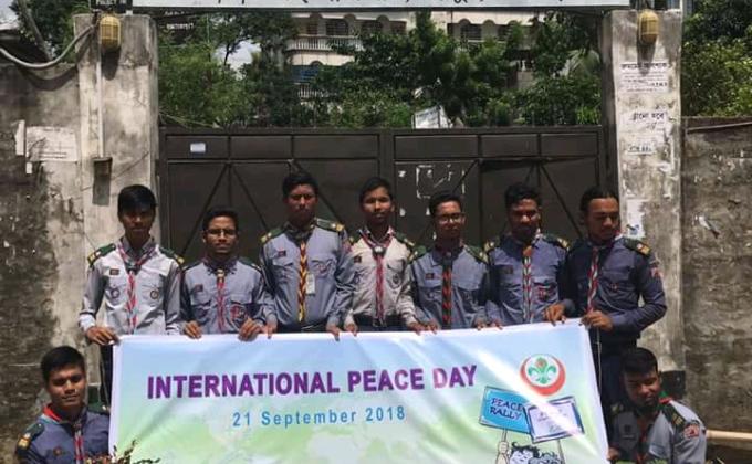 International messenger of peace day celebrating 