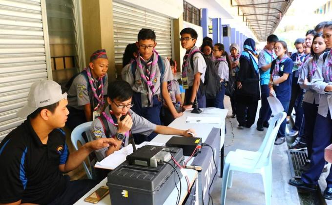 CQ JOTA! This is 9M4CSW! Calling from SMK Sinar Bintang
