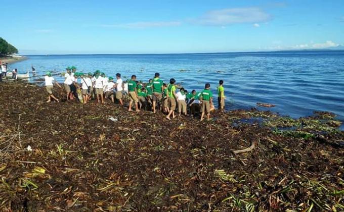 Kusiong coastal clean up drive