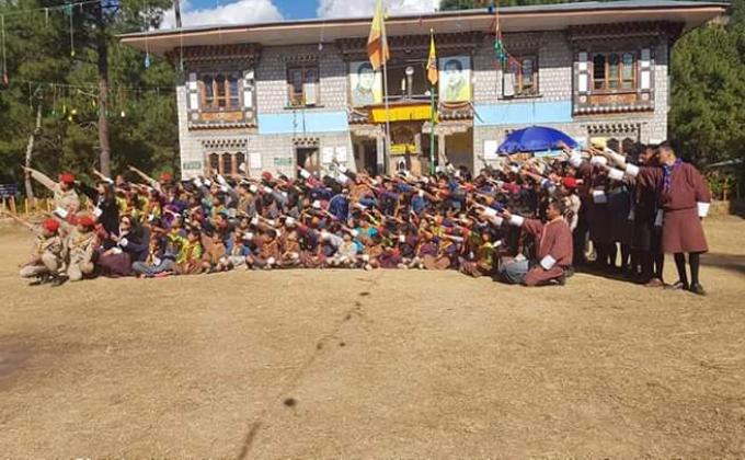 Contributed as a resource during Nachung Camp at Bjabjokha Lower Secondary School under Punakha Dzongkhag.