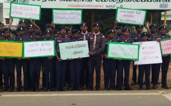 Road  safety  awareness program