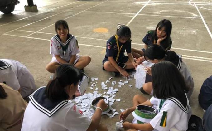 ทำของไปบริจาคให้กับน้องๆในโรงเรียงที่ขาดแคลน