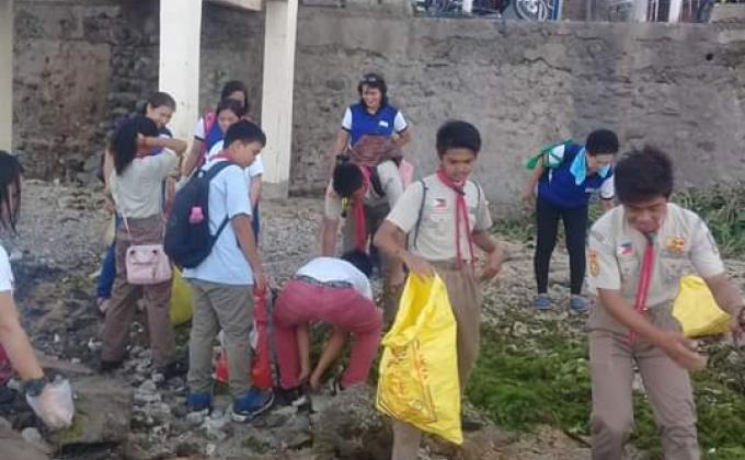 Continuous Coastal Clean-up of Sinunuc NHS Senior Scouts