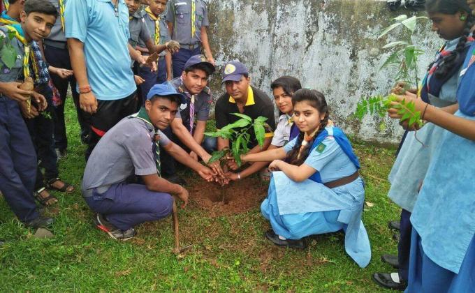 ADOPTS A TREE AND PLANTING LIFE! GREEN CAMPAIGN @ Gomoh