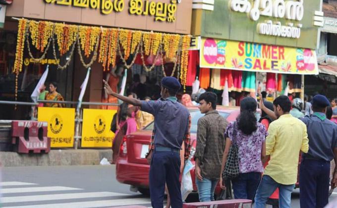 thrissur pooram service and traffic control