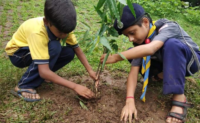 ADOPTS A TREE AND PLANTING LIFE! GREEN CAMPAIGN 