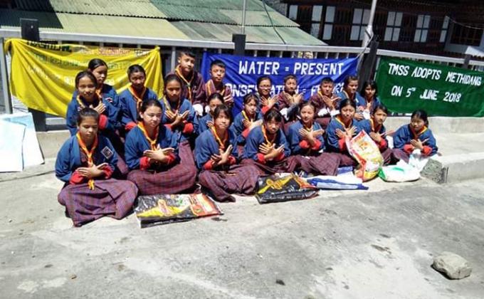 Cleaning Campaign at Trashigang Town