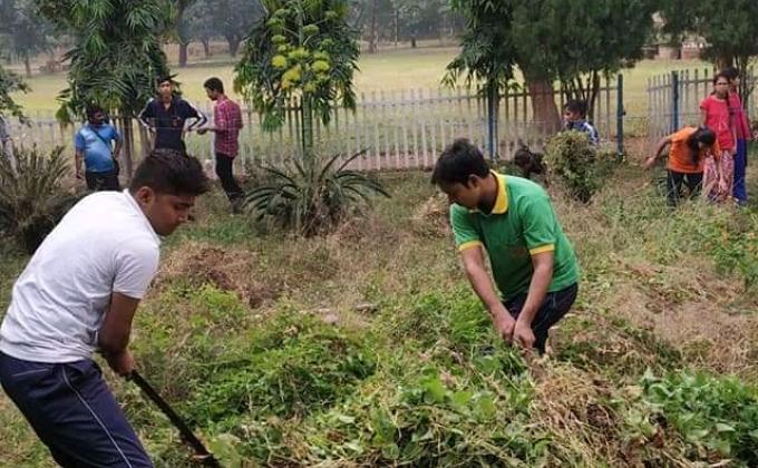 Cleanliness programme @ STP MADHUPUR