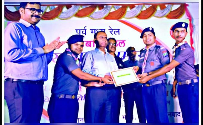 "SERVICE AWARD"during the 64th Railway Week @DHANBAD