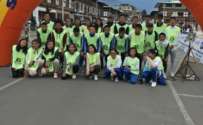 Voluntary service during 12th Coronation Marathon