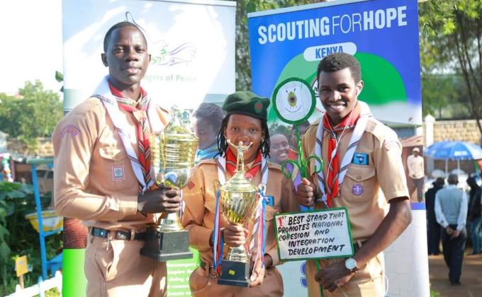 Scouts working for Peace and National Cohesion #196asOne #MOPKenya
