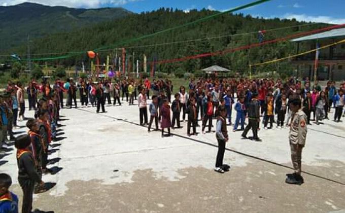 Coordination of Nachung scouts camp