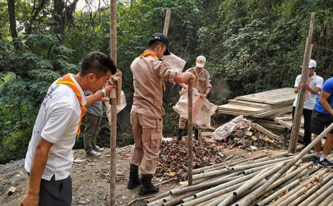 Volunteery service to Mila repa lhakhang