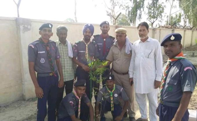 150 वी गांधी जयंती वर्ष के उपलक्ष में वृक्षारोपण