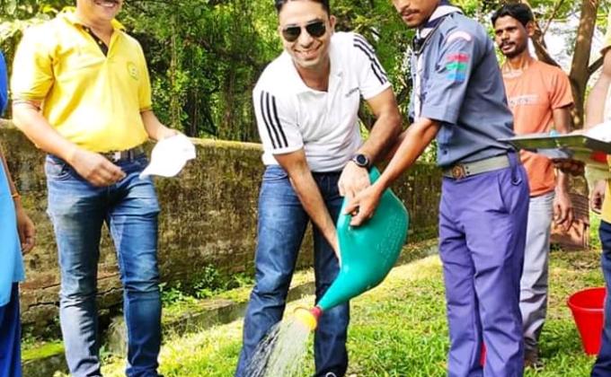 Routh march with three plantation 