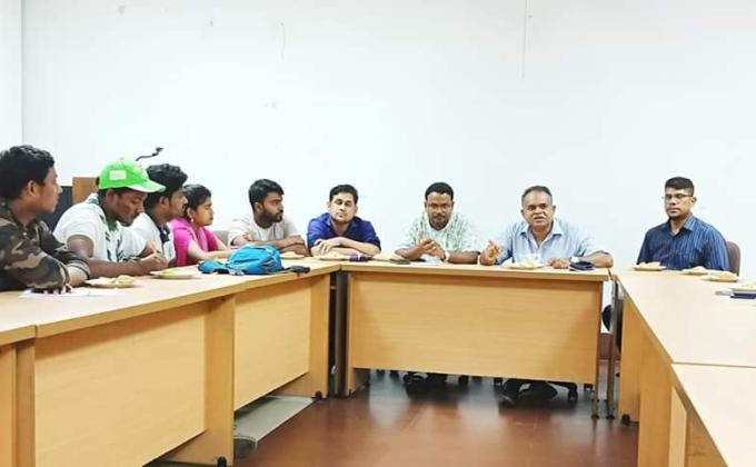 বিশ্ব শান্তি দিবস পালনে পূর্ব প্রস্তুতি মিটিং 