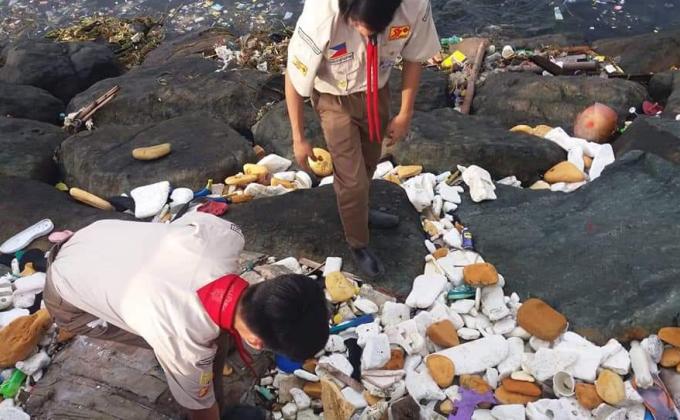 CHS Senior Scouts ; Outfit 510 COASTAL CLEAN-UP 2019