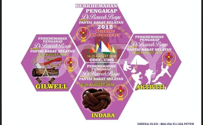 PERKHEMAHAN PENGAKAP DI BAWAH BAYU PANTAI BARAT SELATAN 2018.