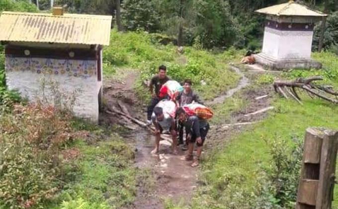 Renovation of lhakhang 