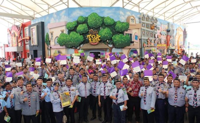 Majlis Pemakaian Lencana Dan Penyampaian Sijil Perakuan Lulus Pengakap Raja Persekutuan Pengakap Malaysia Negeri Perak Darul Ridzuan Tahun 2019