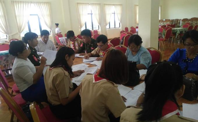 West Yangon University Scout Unit(Redcross(Basic)and (Standard))Volunteer