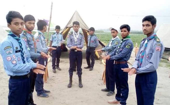 5th Annual Camp of Armed Police Battalion Scout Group