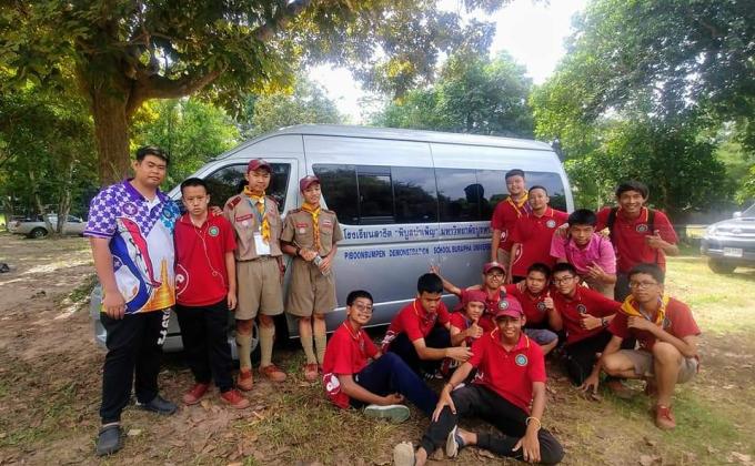 นำนักเรียนเข้าร่วมงานชุมนุมลูกเสือแห่งชาติ ครั้งนี้ 21 