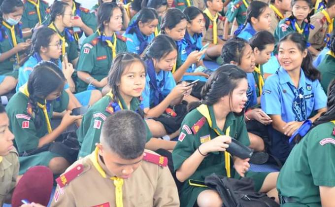 การฝึกภาคปฏิบัติโครงการลูกเสือผู้นำสันติภาพMessenger of Peace