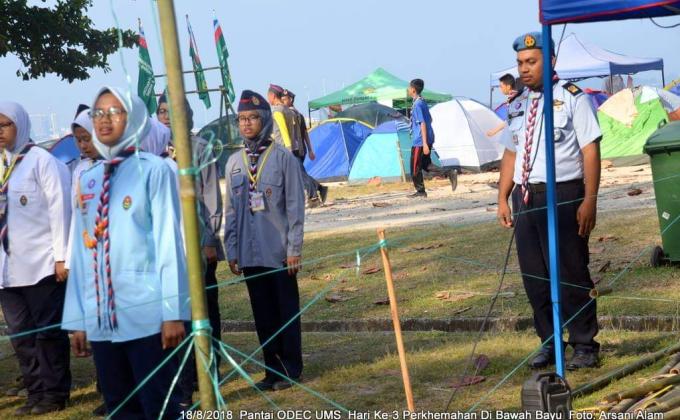 Perkhemahan Pengakap Di Bawah Bayu Pantai Barat Selatan