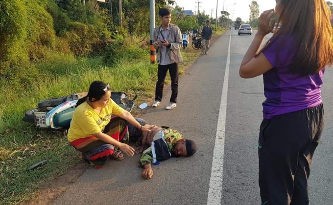 ช่วยคนประสบอุบัติเหตุ