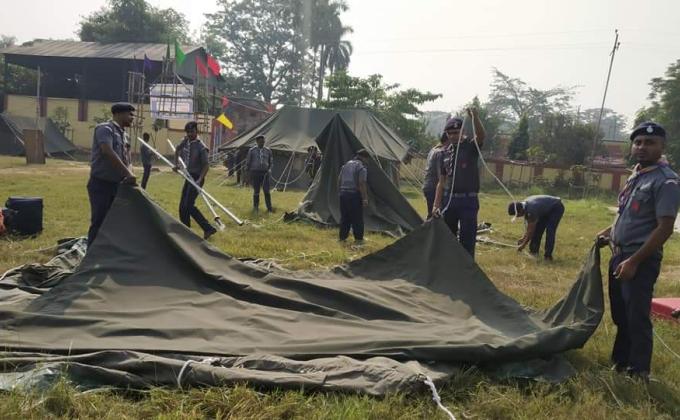 Rover motto “Service” @ State training center danapur