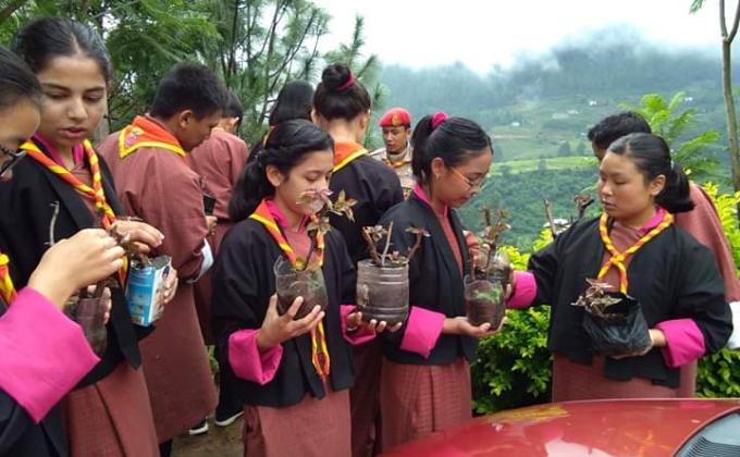 Spreading of Peace through plantation 