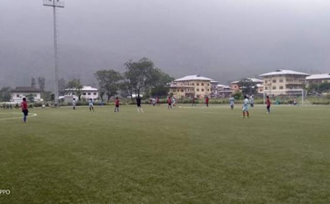 we conducted 3 days football matches between classes to raise our fund 