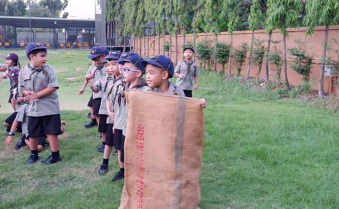 กิจกรรมเข้าฐานต่าง ๆของลูกเสือเนตรนารีสำรอง