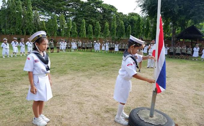 เข้าร่วมกิจกรรมเปิดกองลูกเสือเนตรนารี