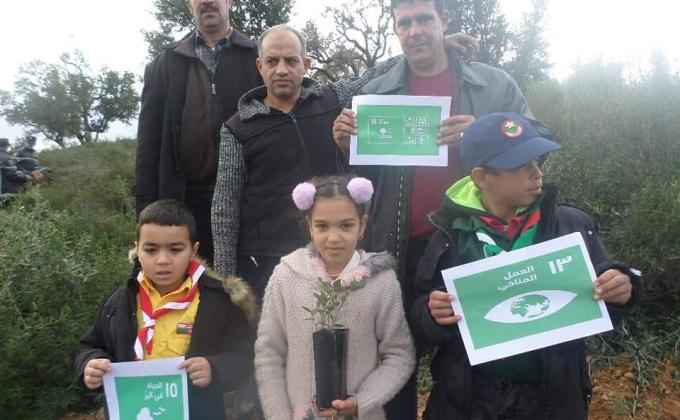 حملة تشجير تحت شعار #شجرة_لكل_مواطن