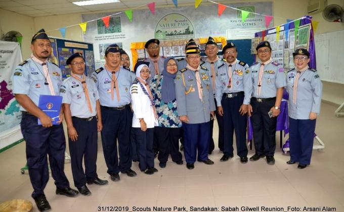 Gillwell reounion pengakap sabah di Gilwell scout neture park sandakan